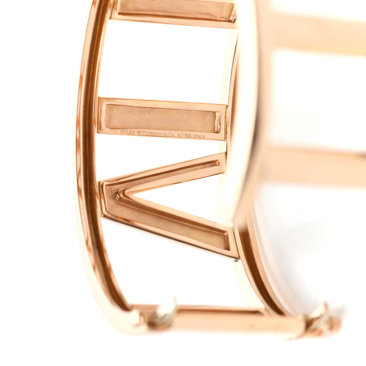 18K Rose Gold Wide Atlas Bangle