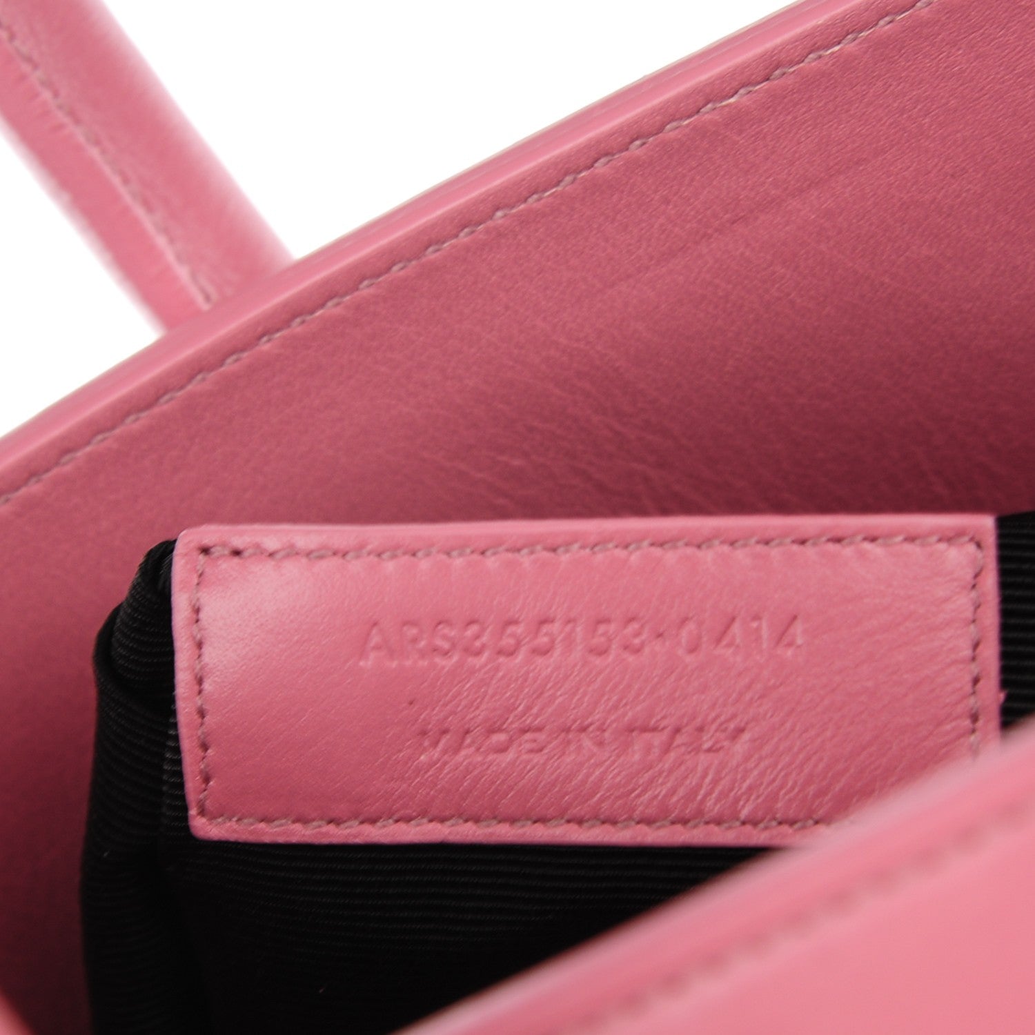 Saint Laurent Calfskin Small Sac De Jour Dark Rose 7 of 7