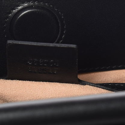 Gucci Nappa Bamboo Web Medium Nymphaea Top Handle Bag Black 7 of 12
