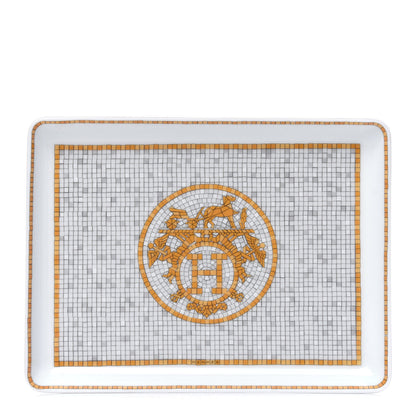 Hermes Porcelain Mosaique au 24 Sushi Plate 1 of 6