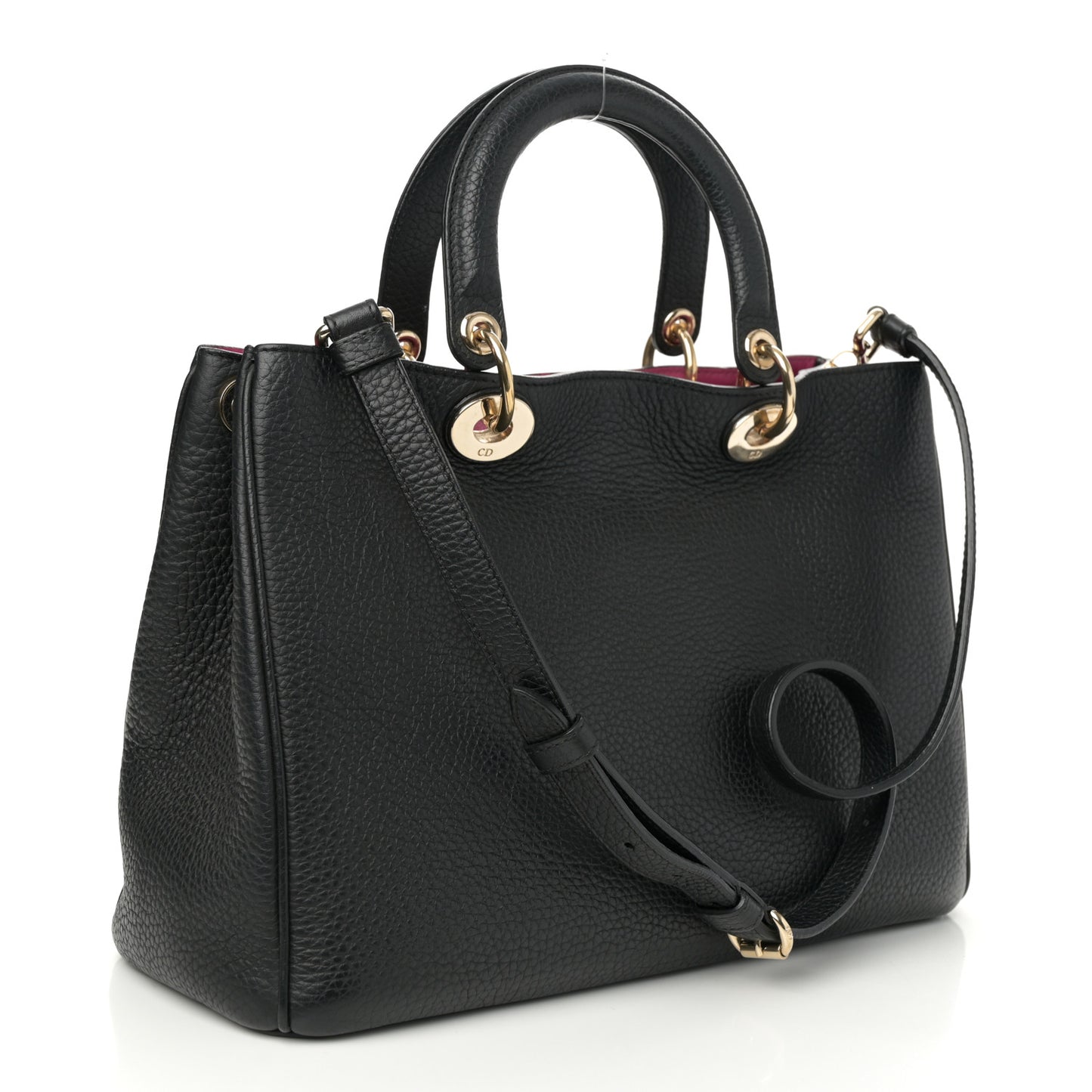 Bullcalf Medium Diorissimo Tote Black Rose Indien