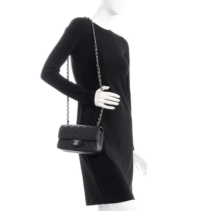 Chanel Iridescent Caviar Quilted Mini Rectangular Flap Black 2 of 8