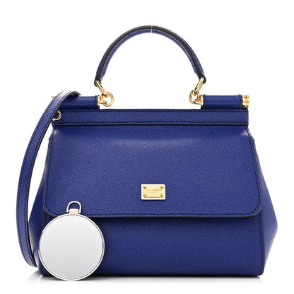 Dolce & Gabbana Dauphine Small Miss Sicily Satchel Bleuette Scuro 1 of 9