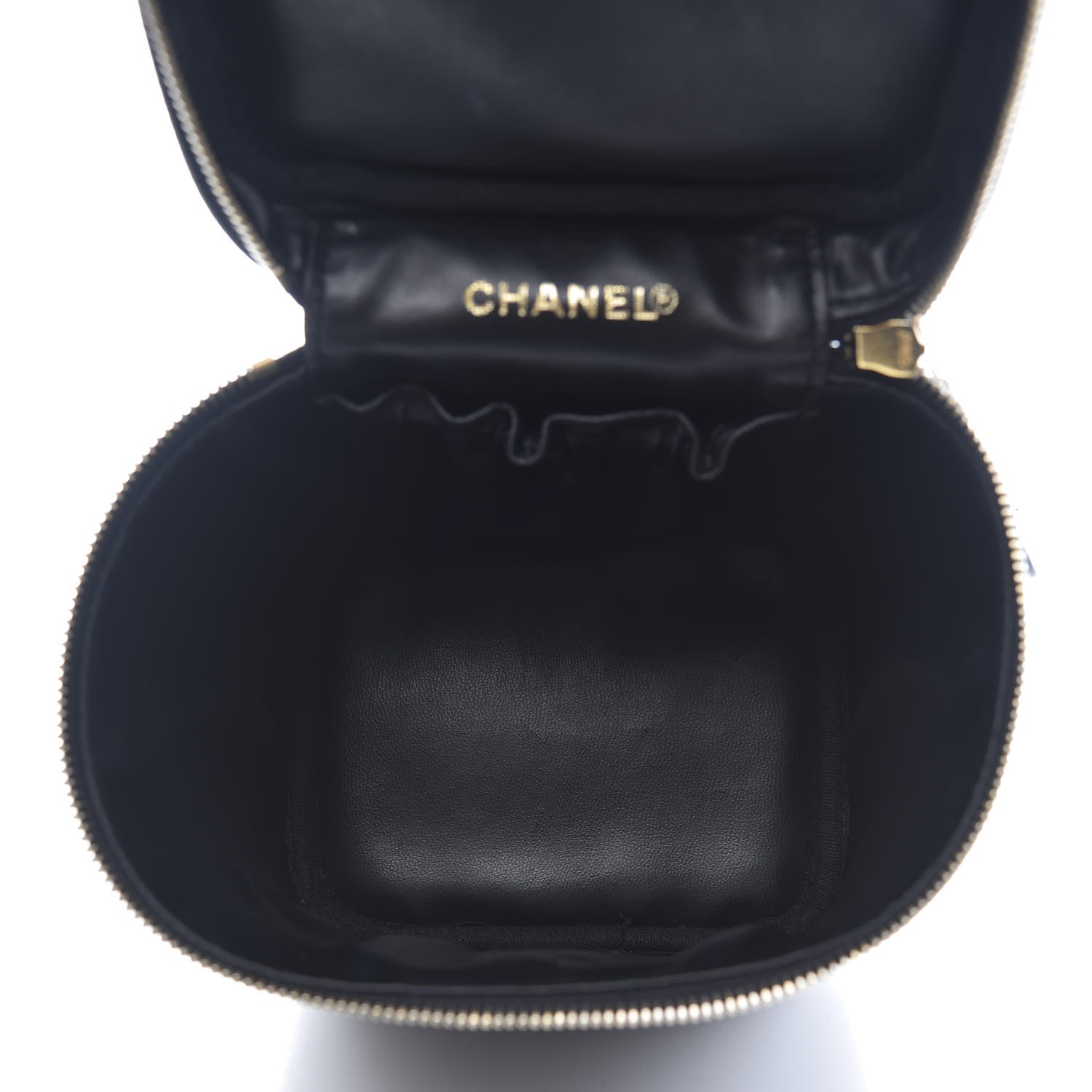 Chanel Caviar Vanity Cosmetic Case Black 5 of 10