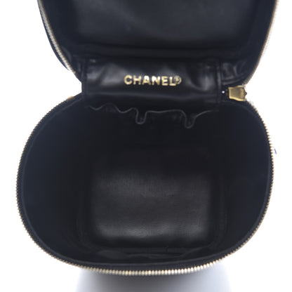 Chanel Caviar Vanity Cosmetic Case Black 5 of 10