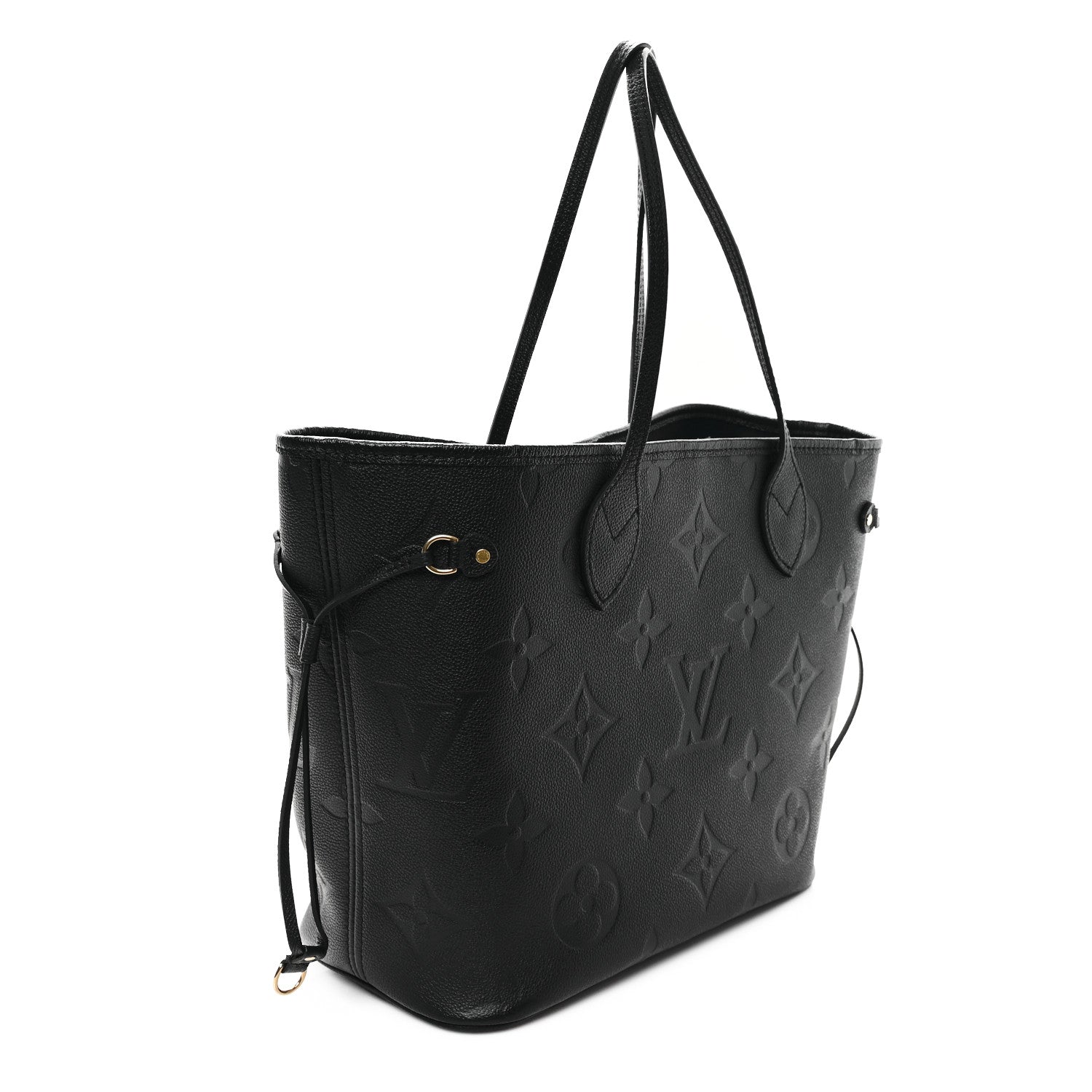 Louis Vuitton Empreinte Monogram Giant Neverfull MM Black 4 of 11