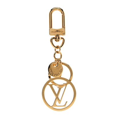 Louis Vuitton LV Circle Bag Charm Key Holder Gold 1 of 4