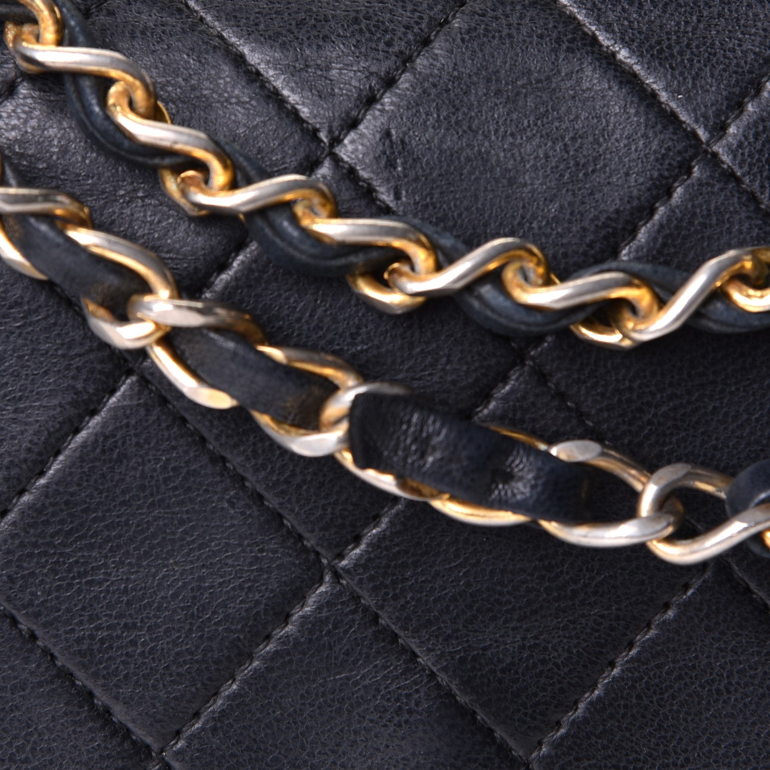 Chanel Lambskin Quilted Double Flap Black 6 of 6