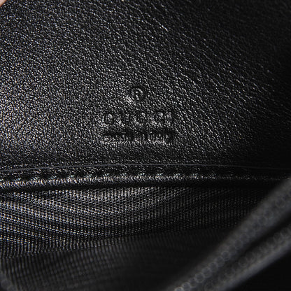 Gucci Patent Soho Compact Disco Zip Around Wallet Black 6 of 7