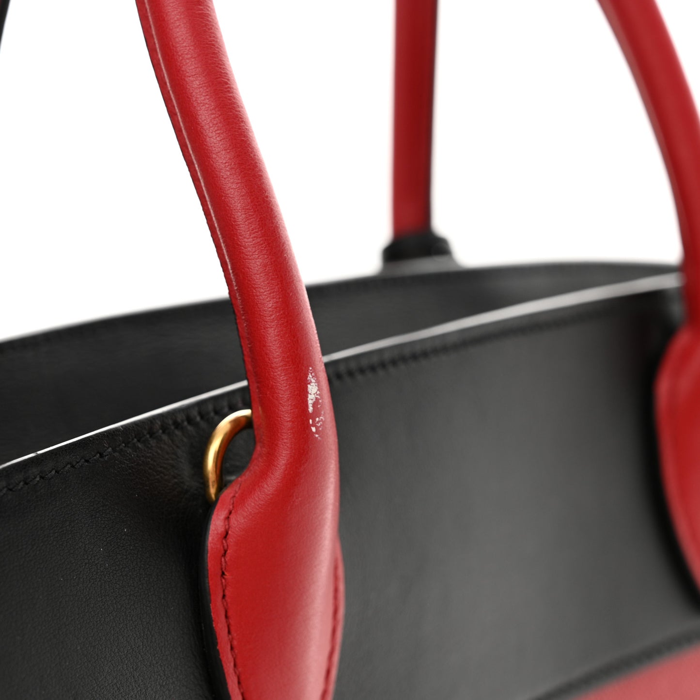 Saffiano City Calfskin Medium Esplanade Fuoco Black