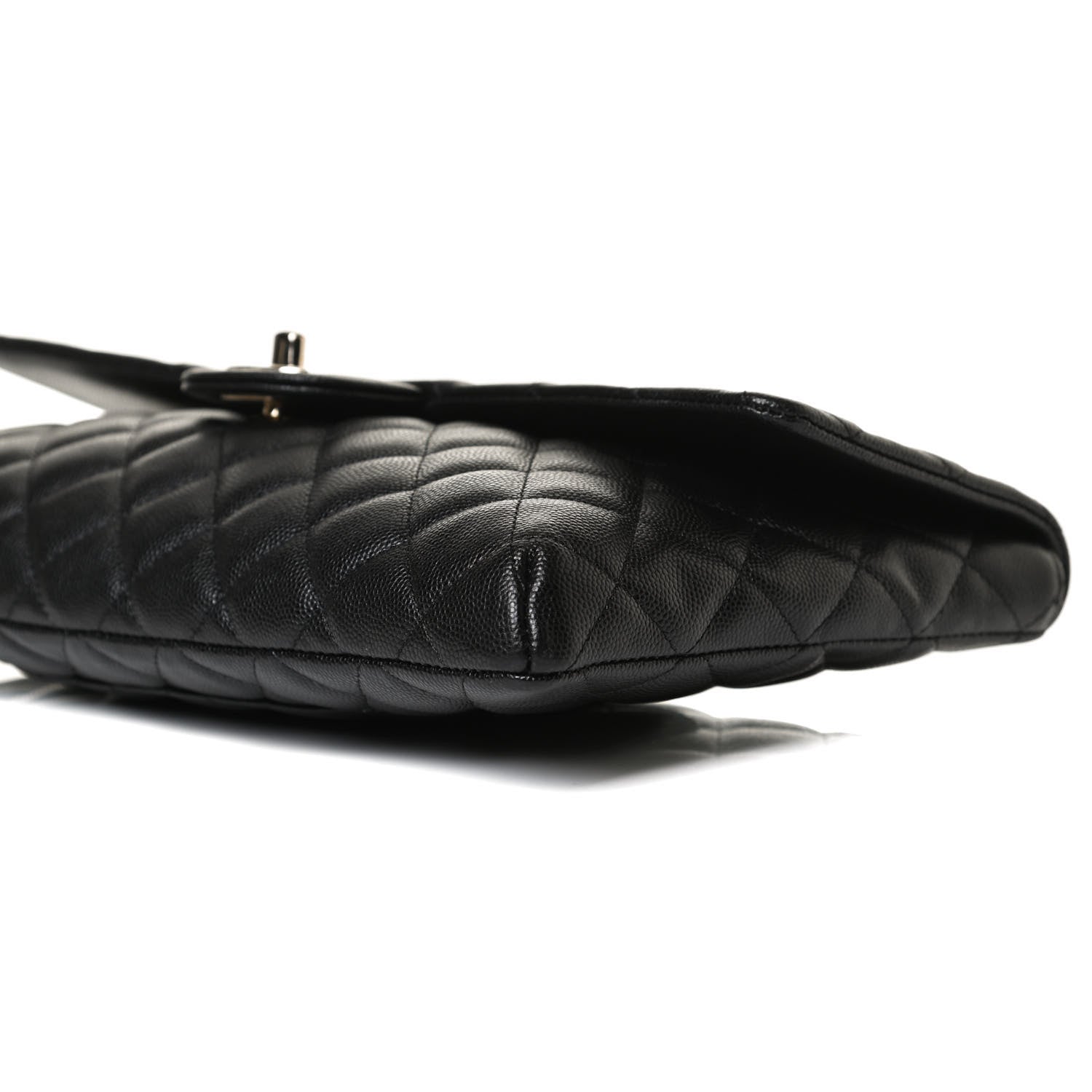 Chanel Caviar Quilted Flap Clutch Black 9 of 12