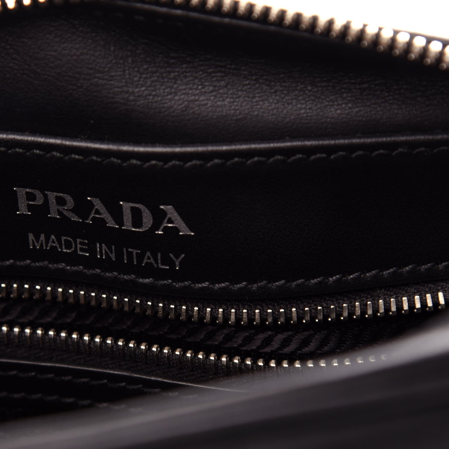 Prada City Calf Banana Print Camera Bag Black Fuchsia 6 of 9