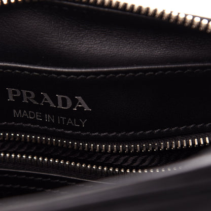 Prada City Calf Banana Print Camera Bag Black Fuchsia 6 of 9