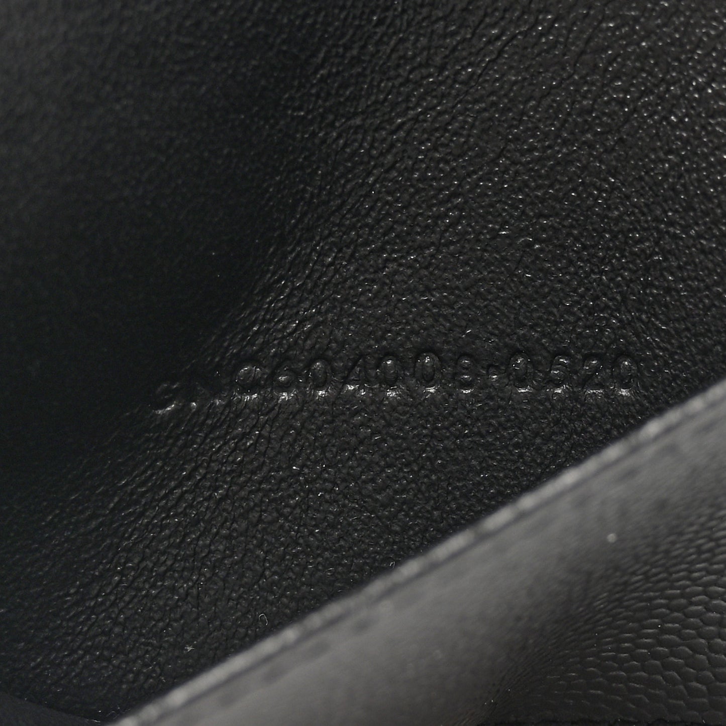 Grain De Poudre Passport Holder Black