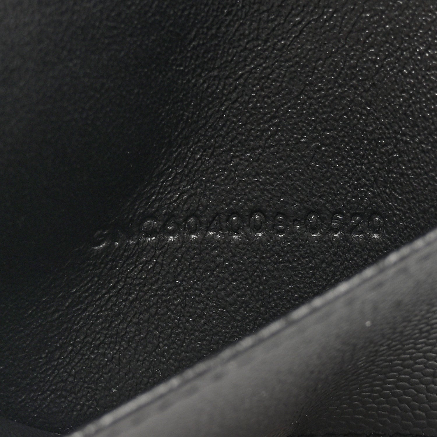 Saint Laurent Grain De Poudre Passport Holder Black 7 of 7