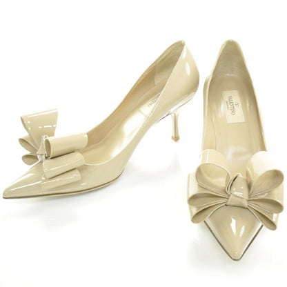 Valentino Garavani Patent Versailles Bow Pumps 37 1 of 7