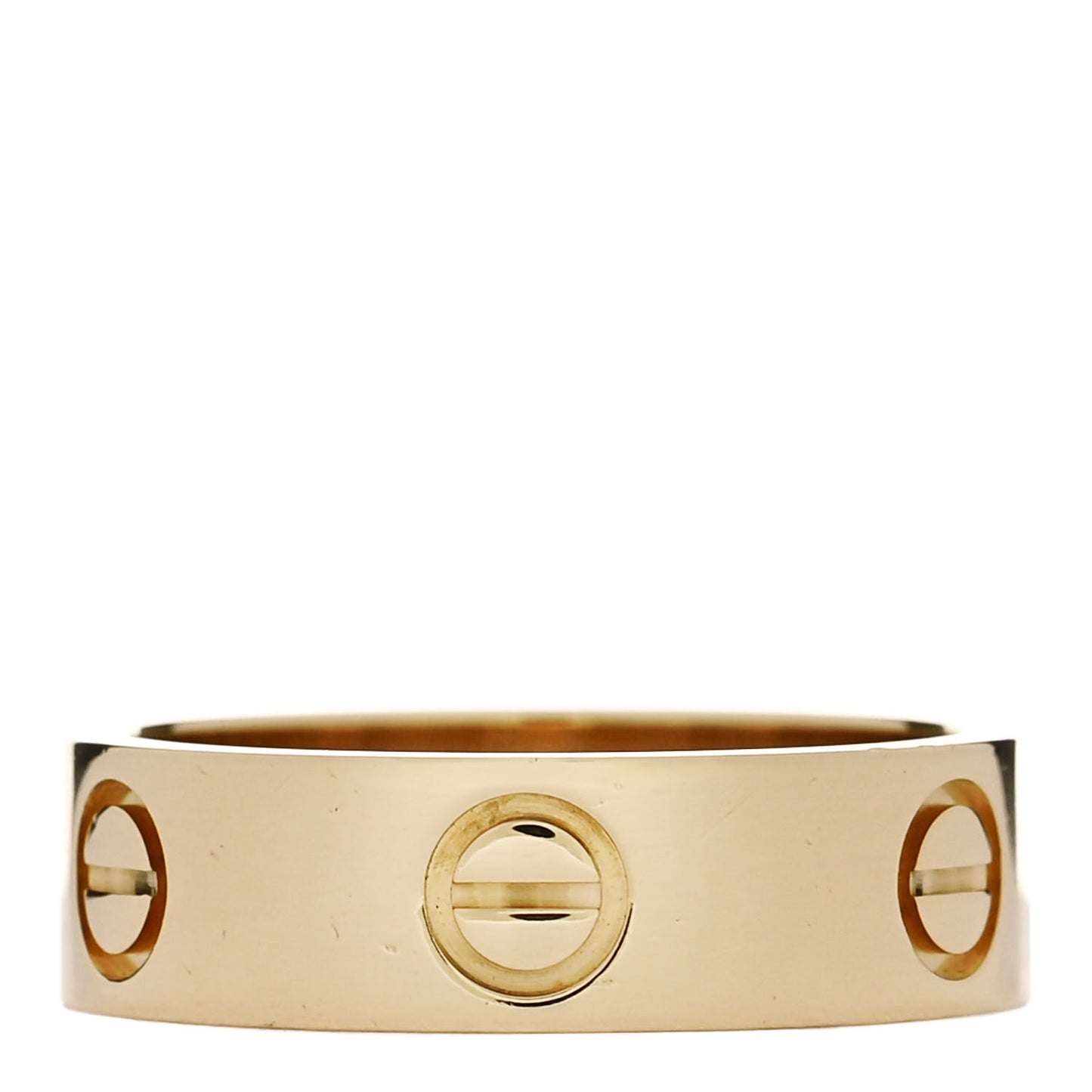 18K Yellow Gold 5.5mm LOVE Ring 53 6.5