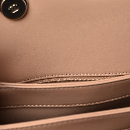 Chanel Lambskin Quilted Medium Trendy CC Flap Dual Handle Bag Beige 10 of 12
