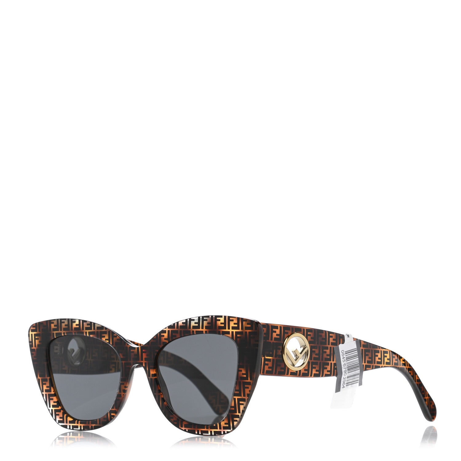 Fendi Acetate F is Fendi FF Cat Eye Sunglasses FF 0360/G/S Havana 1 of 5