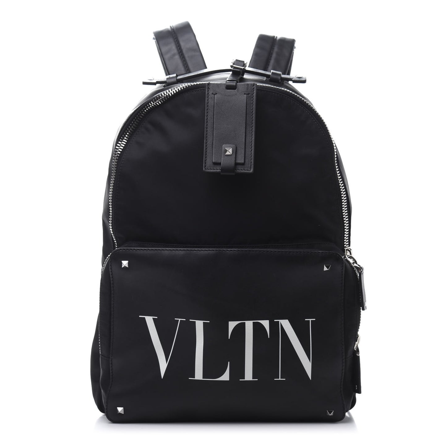 Nylon VLTN Rockstud Backpack Black