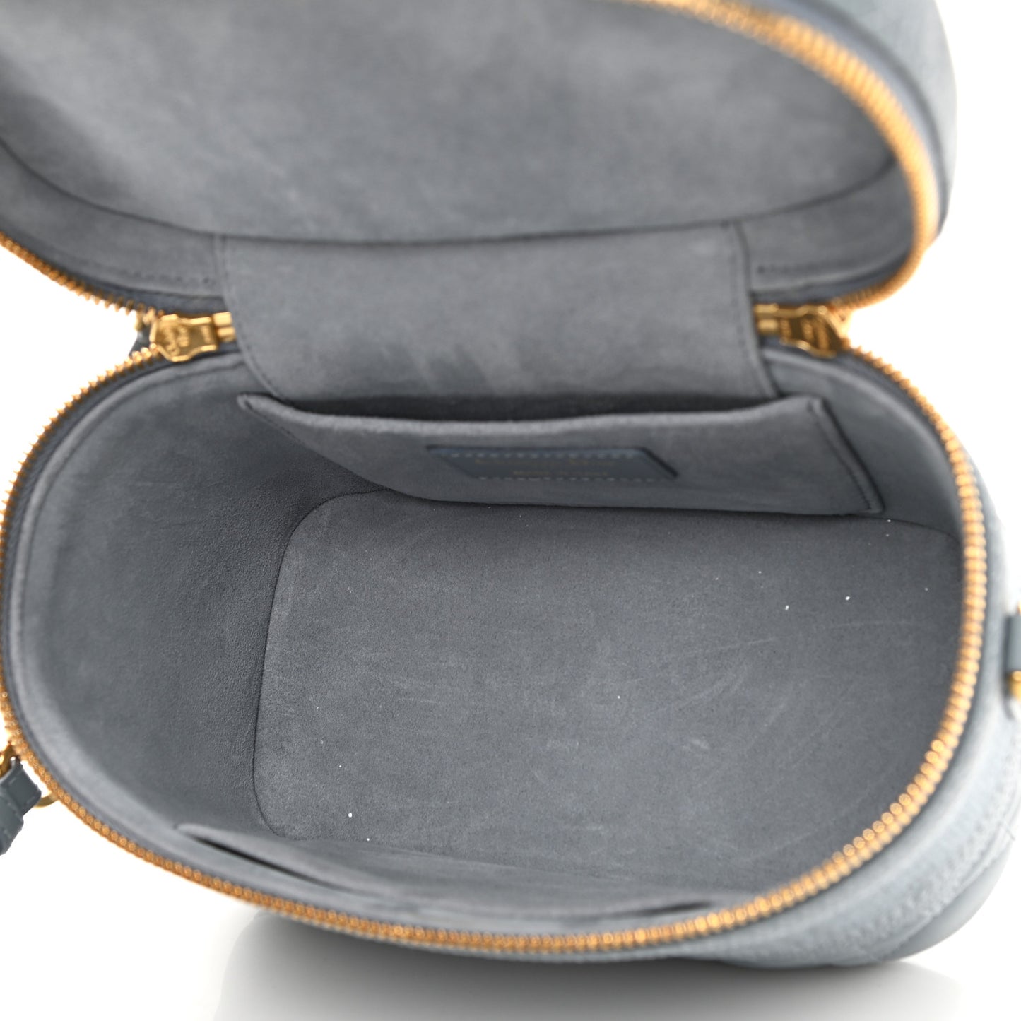 Lambskin Cannage Small Diortravel Vanity Case Cloud Blue