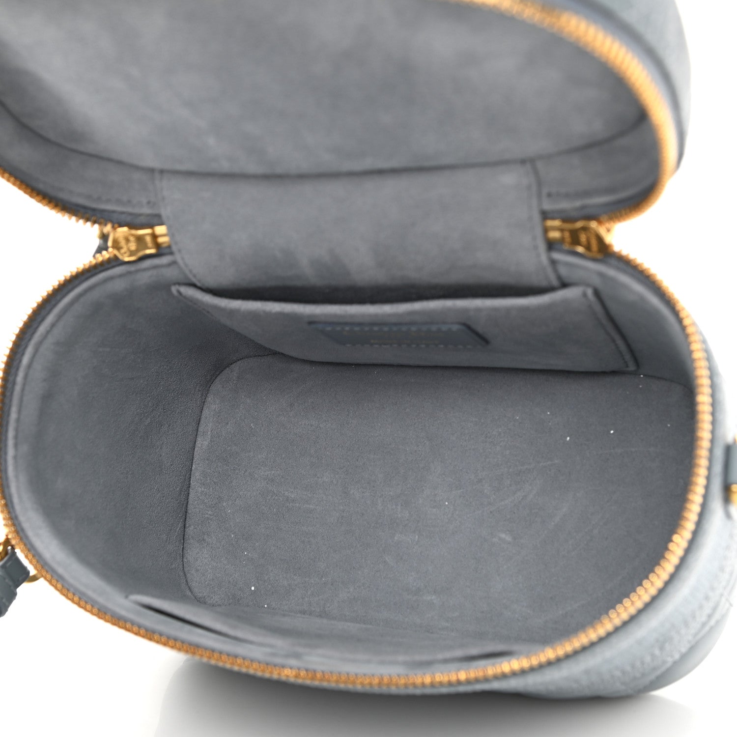 Christian Dior Lambskin Cannage Small Diortravel Vanity Case Cloud Blue 5 of 9