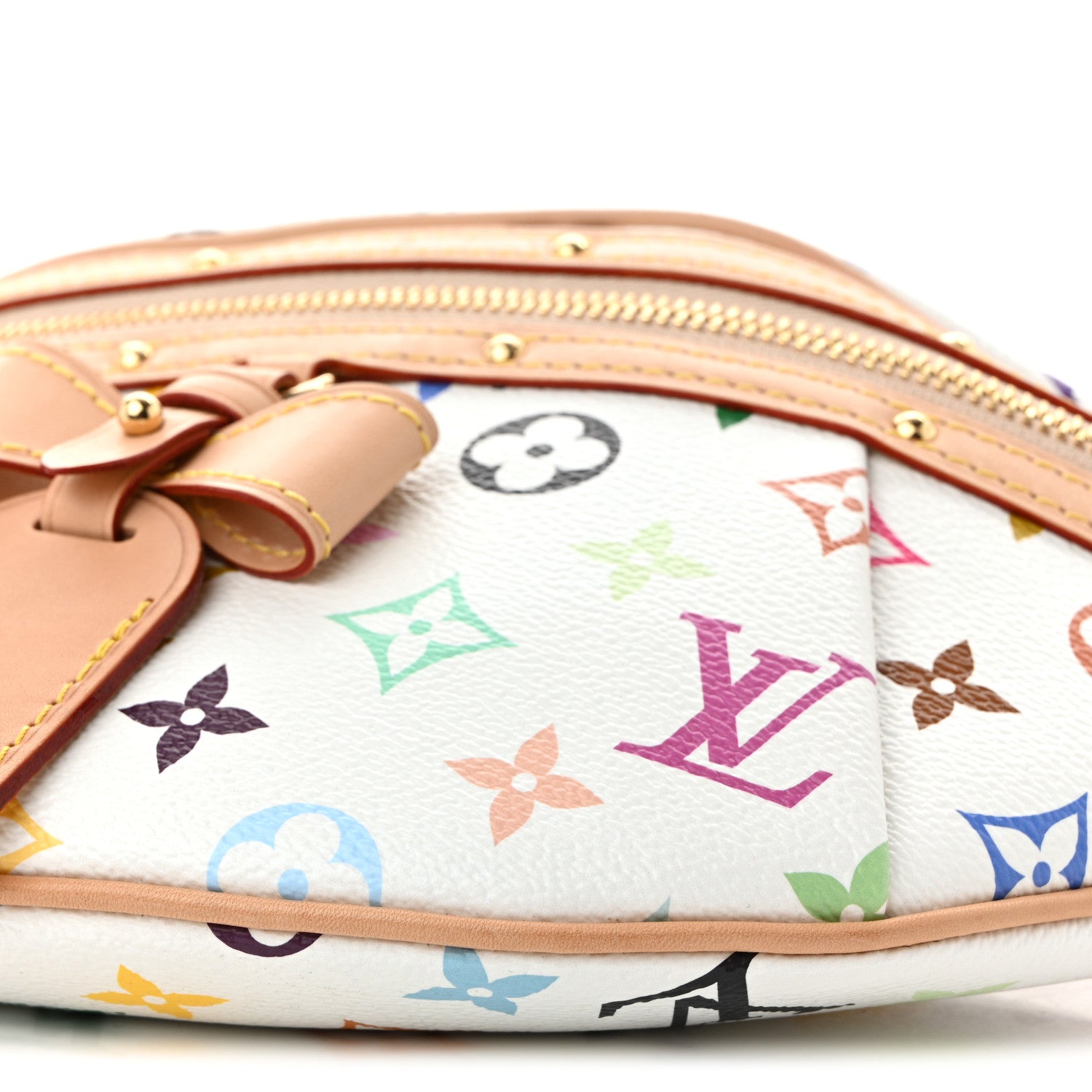 Louis Vuitton LV X TM Monogram Multicolor High Rise Bumbag White 9 of 10