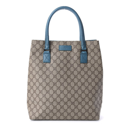 Gucci GG Plus Monogram Small Vertical Tote Turquoise 1 of 10