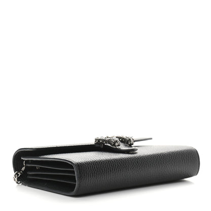 Gucci Calfskin Mini Dionysus Chain Wallet Black 4 of 13