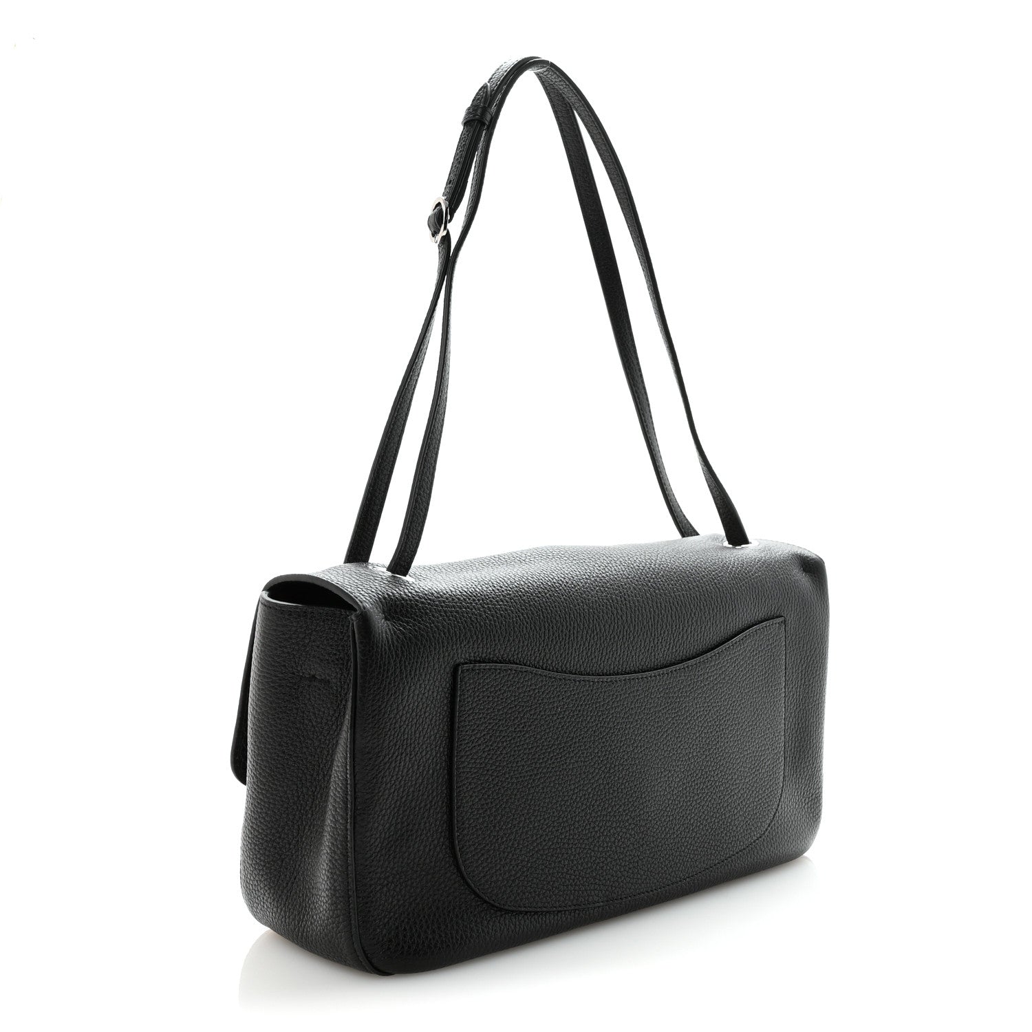 Chanel Grained Calfskin Small Souplissimo Maxi Flap Black 1877486