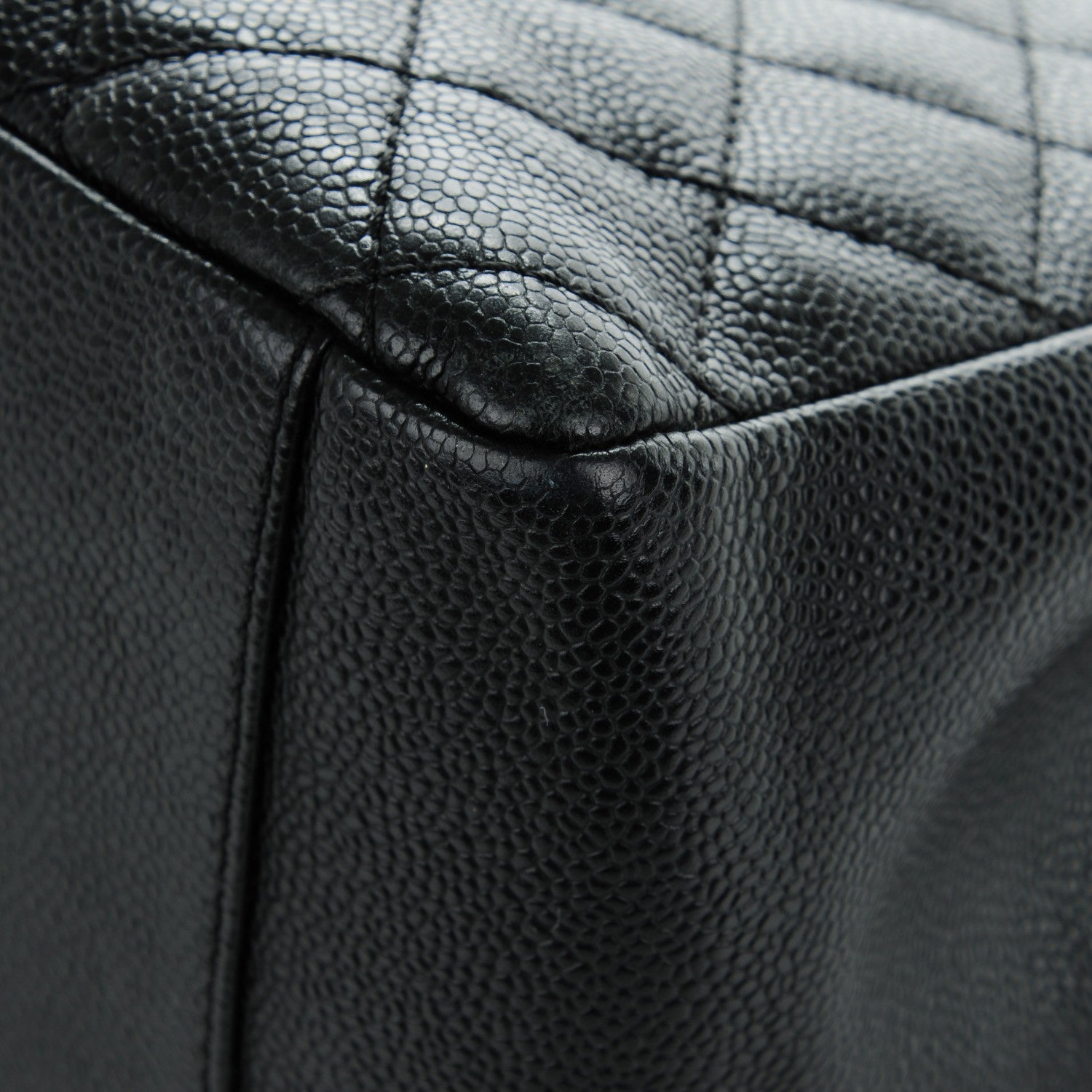 Chanel Caviar Quilted Grand Shopping Tote GST Black 8 of 9