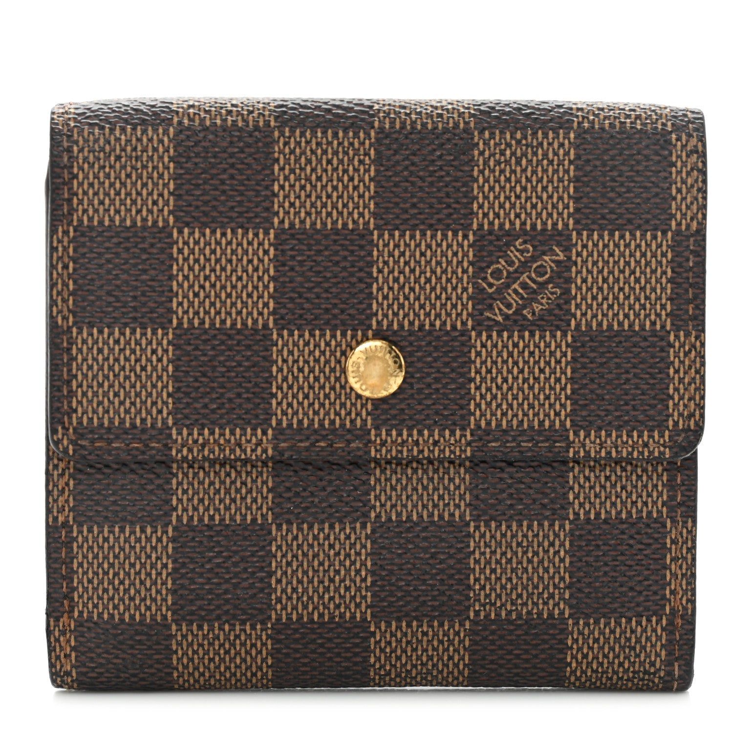 Louis Vuitton Damier Ebene Elise Wallet 1 of 10