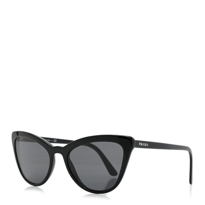 Prada Acetate Cat Eye Sunglasses SPR 01V Black 1 of 7