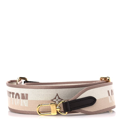 Louis Vuitton Jacquard Speedy Bandouliere 20 Shoulder Strap Beige Brown 1 of 3