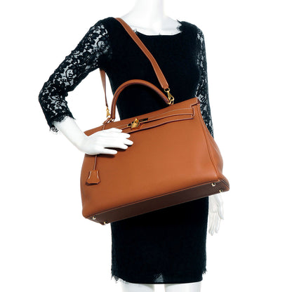 Hermes Togo Kelly Retourne 40 Gold 2 of 9
