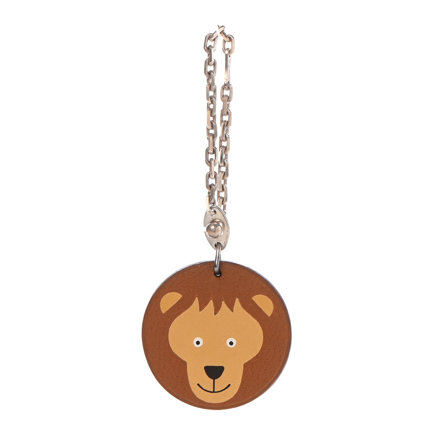 Hermes Togo Lion Bag Charm Gold 1 of 6