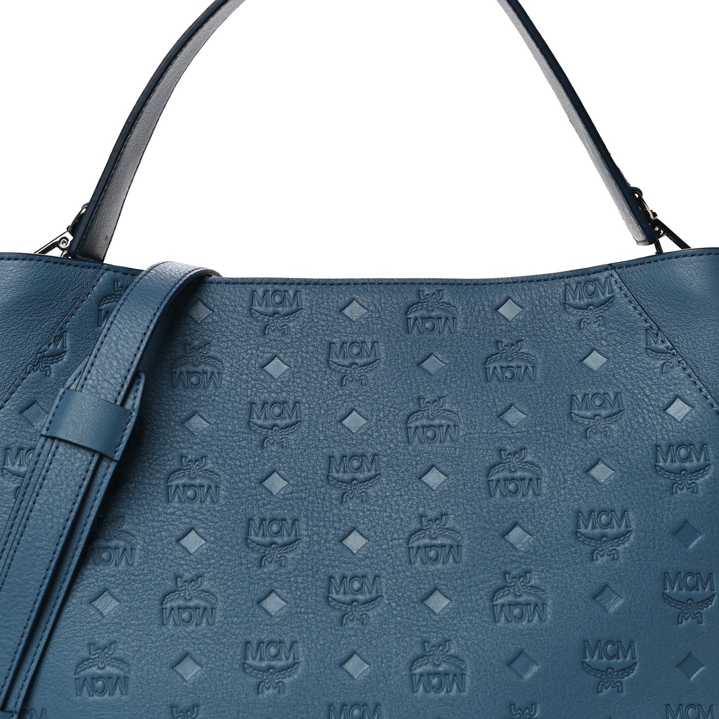 Calfskin Ottomar Monogram Large Klara Hobo Luft Blue