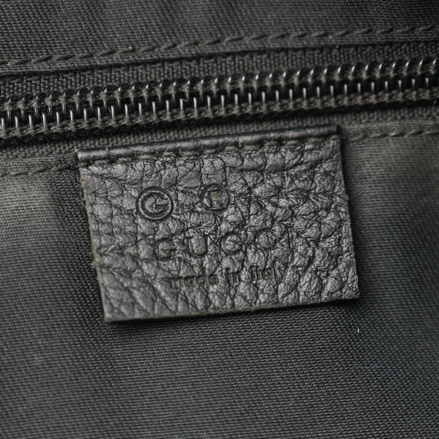 Gucci Nylon Calfskin Monogram Tall Tote Dark Brown 6 of 17