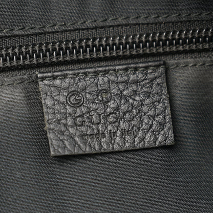 Gucci Nylon Calfskin Monogram Tall Tote Dark Brown 6 of 17