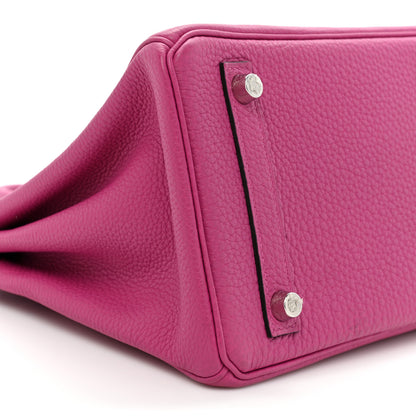 Hermes Togo Birkin 25 Rose Pourpre 8 of 16