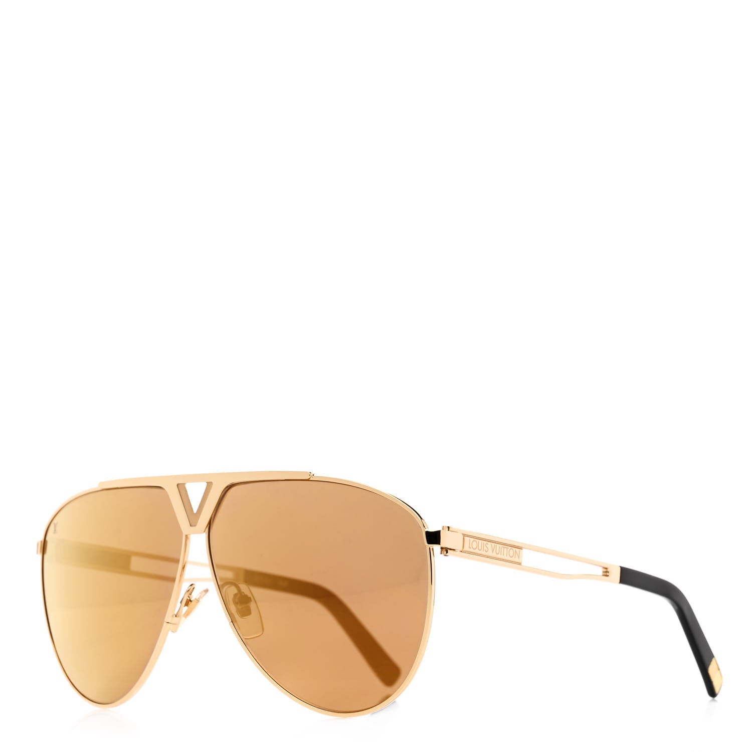 Louis Vuitton Tonca Sunglasses Z2314U Gold 1 of 10