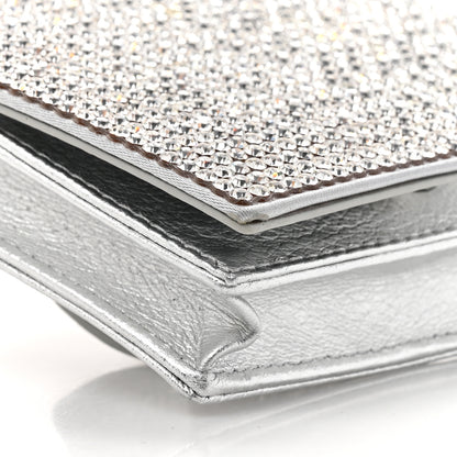 Judith Leiber Swarovski Crystal Convertible Belt Bag Silver 8 of 9