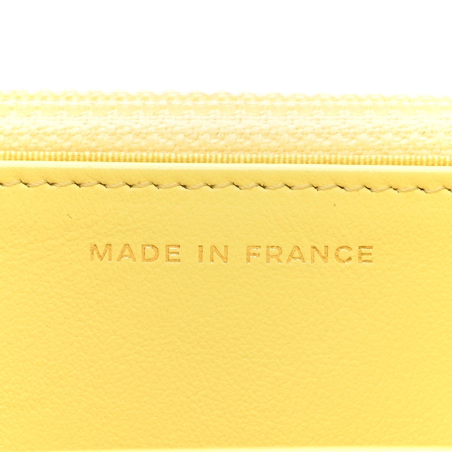 Chanel Denim Quilted Coco Wallet On Chain WOC Yellow 9 of 15