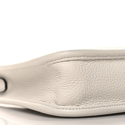 Prada Vitello Daino Soft Mini Hobo Messenger Bag White 8 of 9