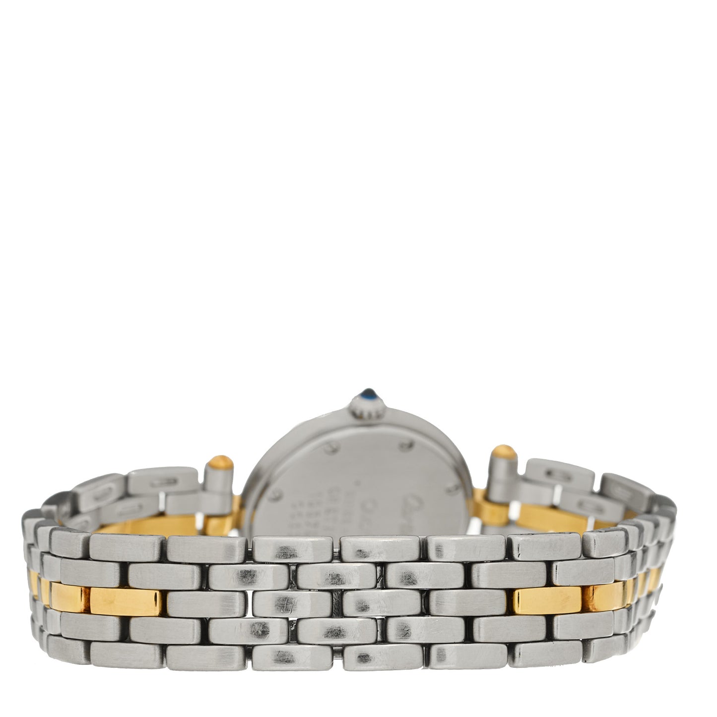Stainless Steel 18K Yellow Gold 24mm Panthere Vendome Quartz Watch
