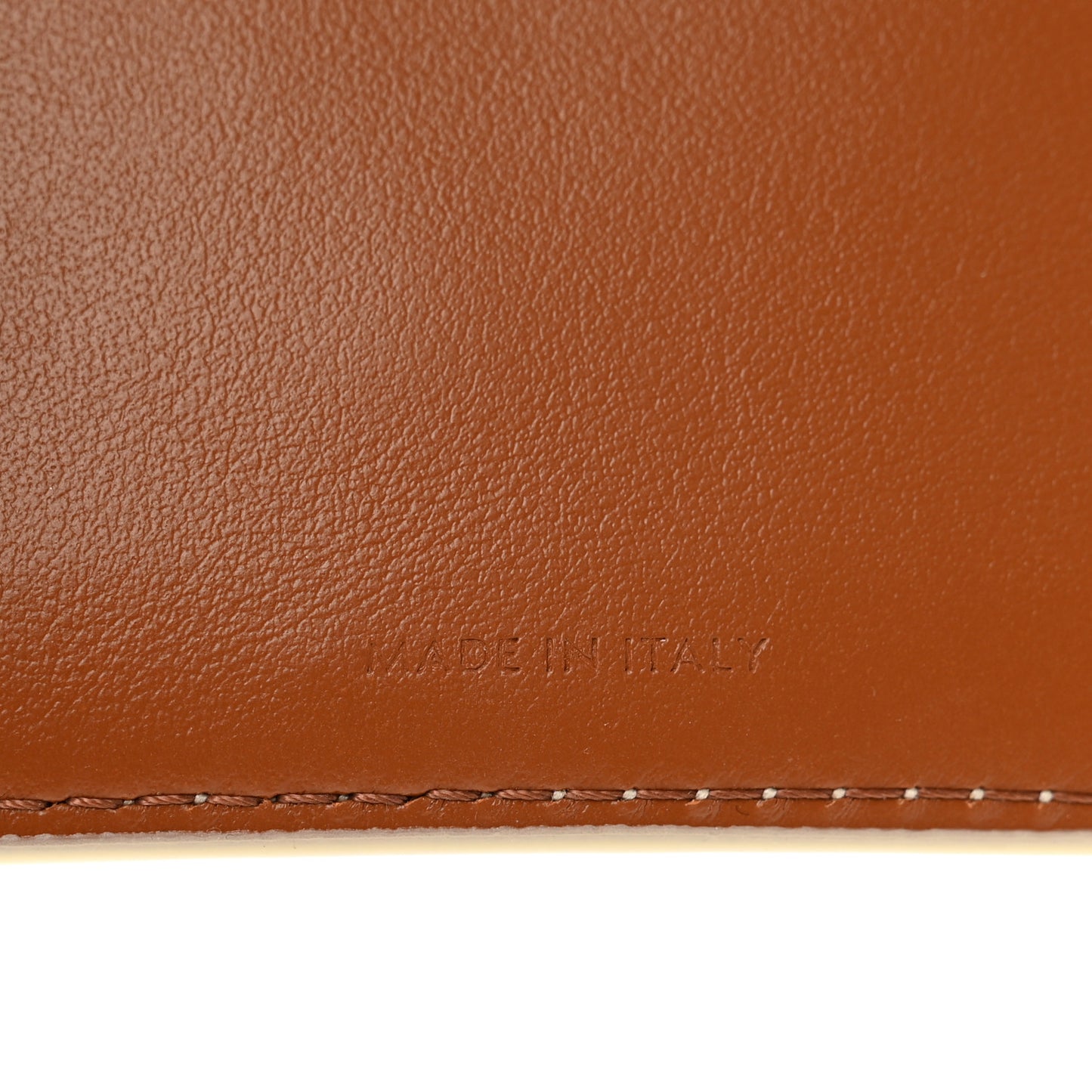 Canvas Triomphe Small Strap Wallet White