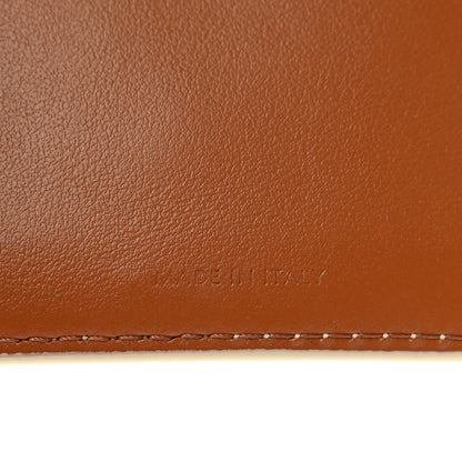 Celine Canvas Triomphe Small Strap Wallet White 6 of 6