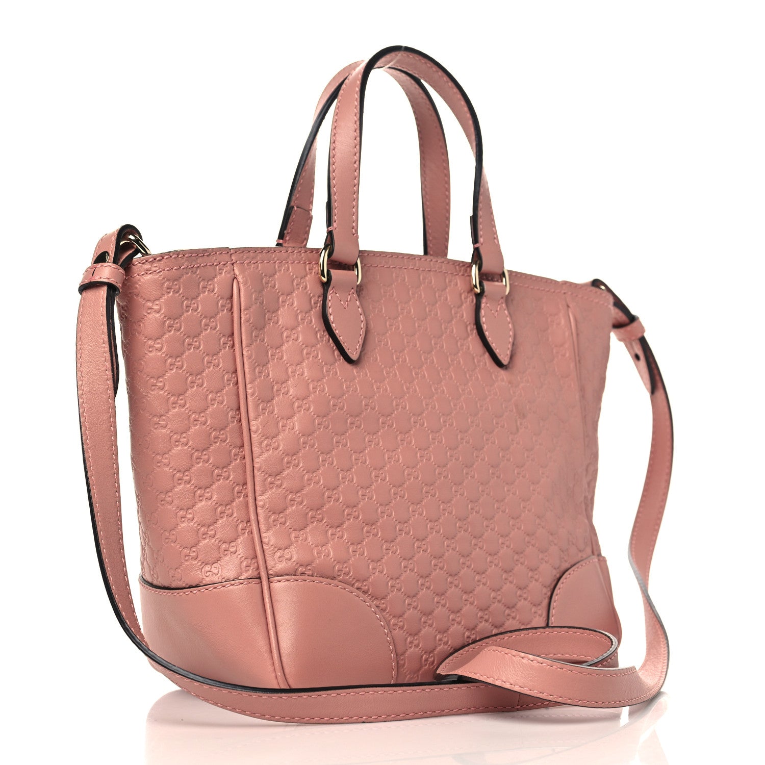 Gucci Microguccissima Small Bree Tote Soft Pink 3 of 9