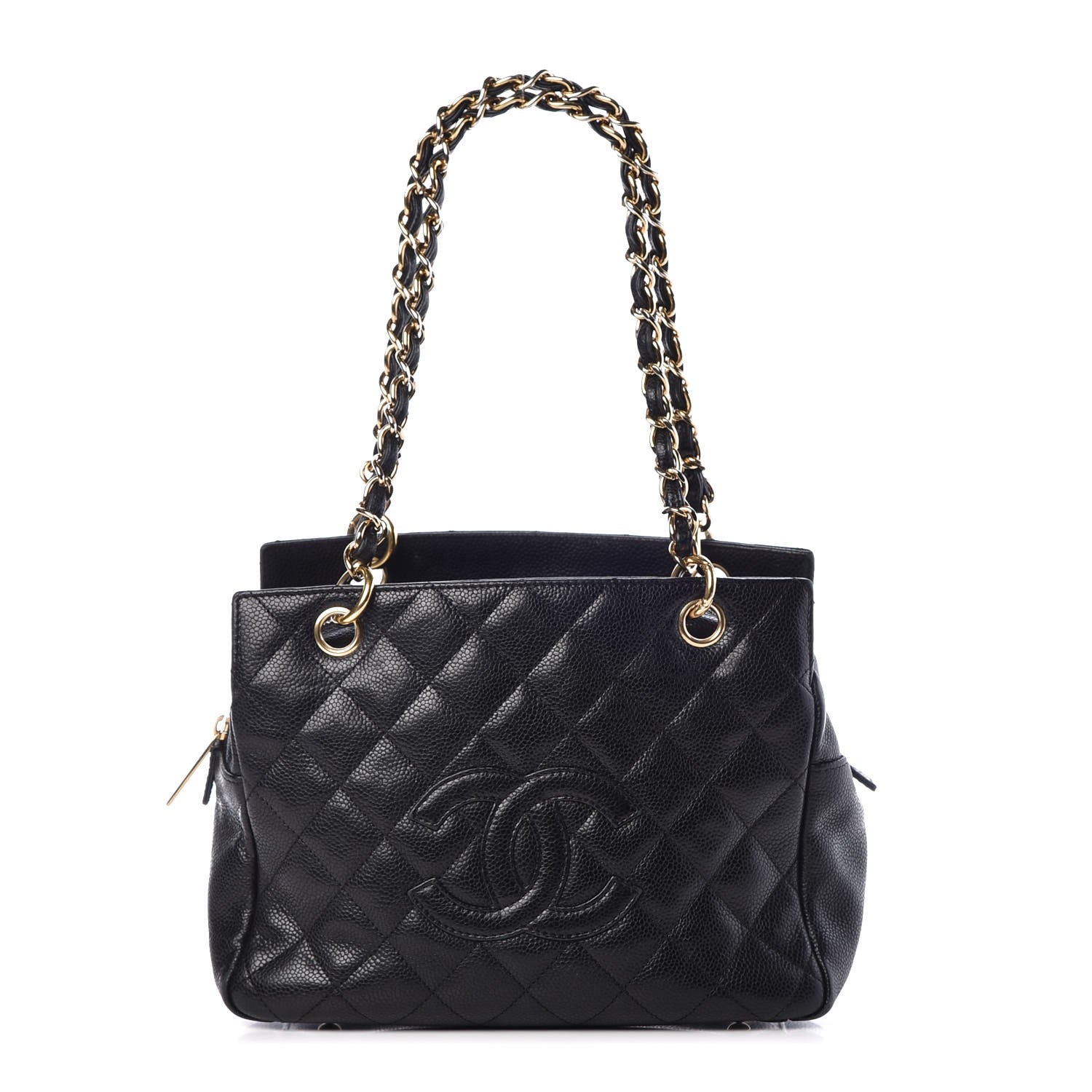 Chanel Caviar Quilted Petit Timeless Tote PTT Black 1 of 16