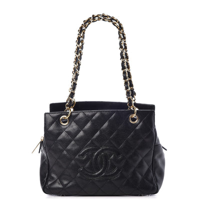 Chanel Caviar Quilted Petit Timeless Tote PTT Black 1 of 16